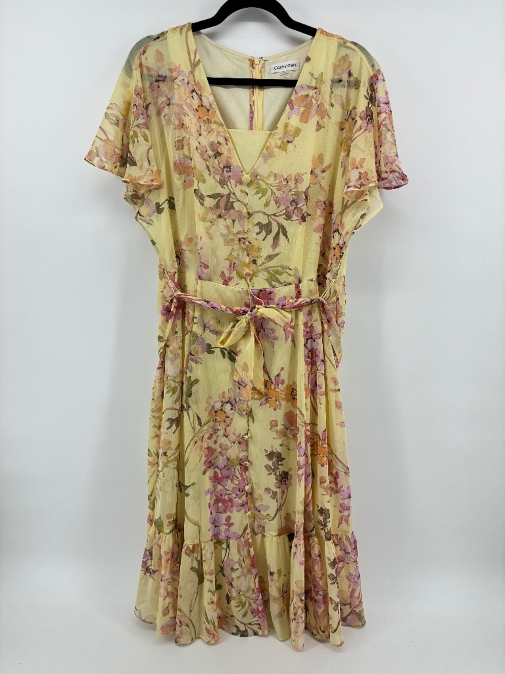Calvin Klein Floral Button Front Dress